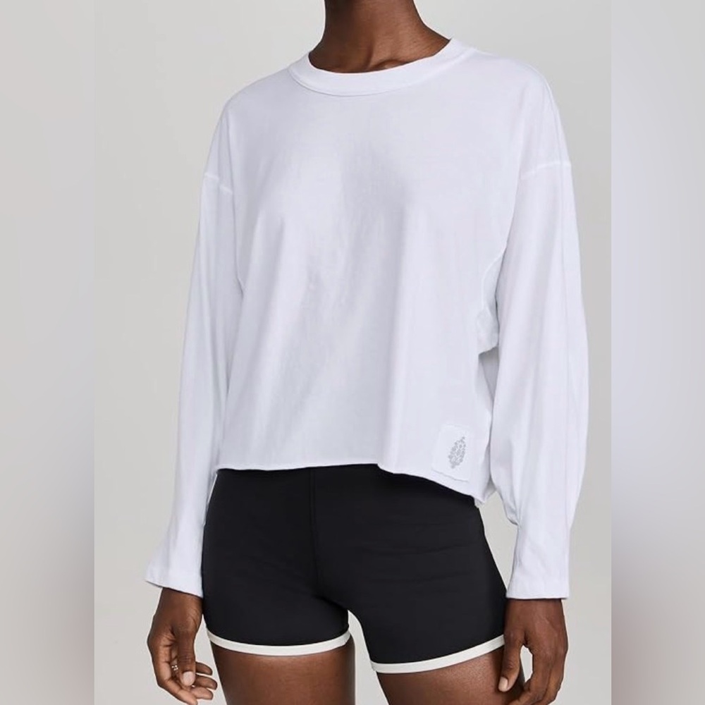 FP Movement (by Free People) Boxy, White, long sleeved, layering shirt